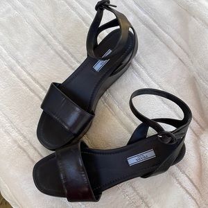 Prada platform sandals 39 1/2